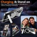 MOZOTER for Samsung Galaxy S25 Ultra Case with Kickstand,[Compatible with Magsafe][2*Screen Protector],Military-Grade Protection,Magnetic Phone Case for Samsung Galaxy S25 Ultra-Clear