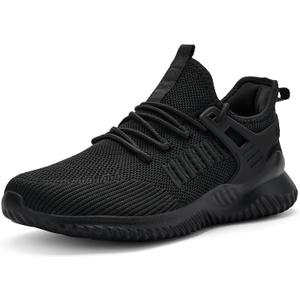 Akk Mens Sneakers Tennis Shoes - Slip on Memory Foam Walking Shoes for Athletic Running Workout Gym Jogging Indoor Outdoor Lightweight Breathable Casual Sneakers, 7