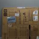 29"-40" Baby Gate for Stairs, Auto Close Stroller Friendly Dog Gate Indoor for Doorways, Pressure Mounted Baby Gate, Easy Walk Through Gate for Children & Pets, Brown (29-40"Wide, 28"Tall)