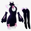 Design Concept 】Cosplay costumes for women are inspired by Bow and would give you a confident and attractive figure
【Use occasion】This suit can be a Bow , Torn around neck area Size S