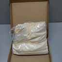 Wokceer Wedding Arch Cover 8FT Spandex Fitted Wedding Arch Stand Covers Round Top Chiara Arch Backdrop Cover for Birthday Party Ceremony Banquet Decoration Beige