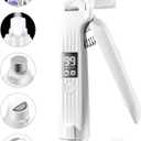 Dog & Cat Nail Clipper and Grinder 2 in 1,Rechargeable with Multiple Sanding Ports and Splash Guard. LED Light on Both Ends,Comes with a Screen to Display Power and Working Status