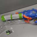 Gatling Electric Water Gun, 1500cc Squirt Water Pistol Toy Powerful Water Blaster 50-55 Feet Range, Automatic Super Water Soaker for Kids Summer Outdoor Swimming Pool Beach Party,Blue
