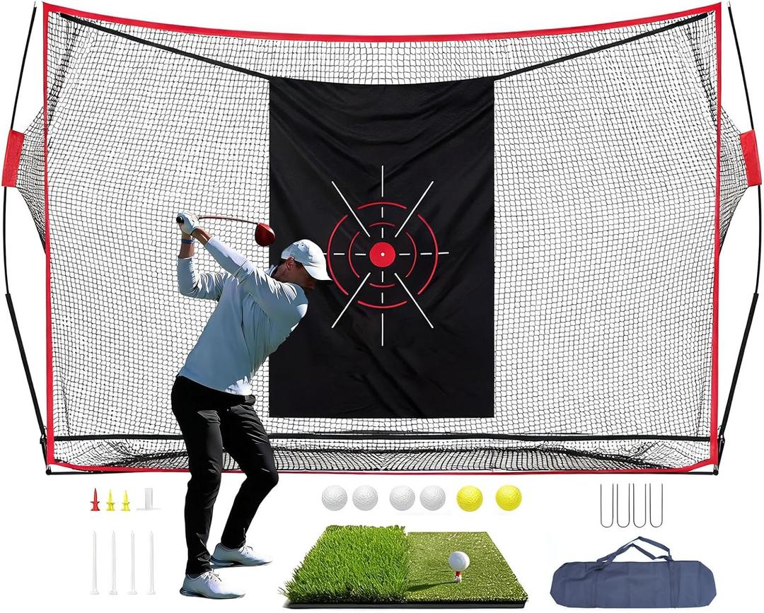 Golf Net,10x7FT Heavy Duty Golf Practice Net,Backyard Training Equipment, Standard