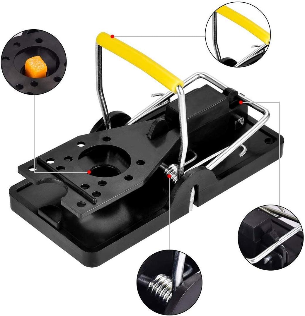 Mouse Traps, Mouse Traps Indoor for Home Quick Effectively, [2025 Edition] Mice Trap for House Indoor Kill Safe for Family and Pet 9 Packs