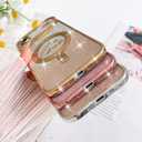 Fiyart Designed for iPhone Air Case 2025,Compatible with MagSafe Love Hearts Plating Camera Protection TPU Magnetic Glitter Shockproof Phone Bumper for Women Girls 6.6"-Pink