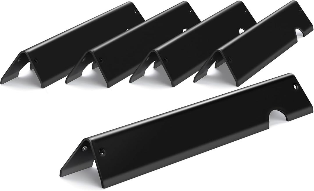 66795 GS4 Flavorizer Bars for Weber Genesis II Grill Parts, 17 Flavor Bars for Weber GS4 Genesis II 300 E-310 E-315 E-335 LX-340 Replacement Parts, Full 16GA Upgraded Porcelain-enameled Steel, 5 Pack