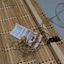 Bamboo Blinds for Interior Windows, Custom Roll Up Shades, 23"W x 48"H