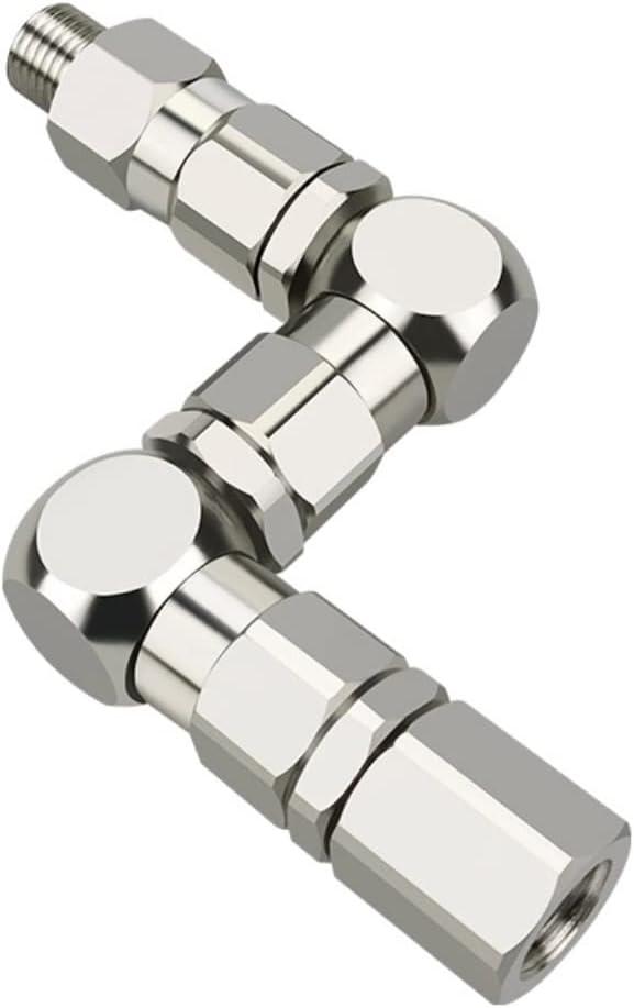 1/4" Z-Type Rotary Joint Paint Sprayer Pump Accessory - Z-Swivel 6500PSI Stainless Steel 360 Universal Rotation Connector