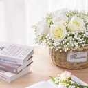 Waipfaru 30 Pcs Babys Breath Artificial Flowers, Baby Breath Flowers Artificial Bulk, Real Touch White Fake Flowers, Faux Babies Breath Gypsophila for Wedding Home Decor Floral Arrangement