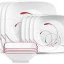 Corelle Square Splendor 12-piece Dinnerware Set, Service for 4