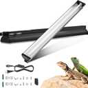 22’’ 24W T5 UVB Reptile Light Combo Kit Switchable UVB 5.0, 10.0 | for Tropical & Desert Reptiles, Reptile Lamp Terrarium Hood UVB Light for Bearded Dragon, Lizards, Snake, Chameleon, Turtle