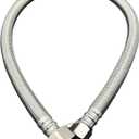 3/8 OD x 1/2 FIP stainless steel faucet connector 24 inch 2pk