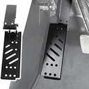 JeCar Dead Pedal Steel Foot Rest Compatible with Jeep Wrangler 2018-2023 JL JLU, Black (DO NOT Fit 4xe Model)