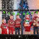 12Pcs Lime Green 2.36 Inch Furry Christmas Ornaments, Soft Fluffy Fuzzy Pom Pom Balls, Christmas Decorations Hanging Ornaments for Christmas Tree, Holiday Party, DIY Craft, and Indoor Mantel Decor