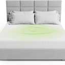 The Grounding Co. Fitted Terra Grounding Sheets California Size  Premium Organic Cotton Earthing Sheet with Silver-Infused Threads for Sleep, Recovery & Wellness  White