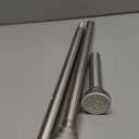 Shower Curtain Rod, 1" Diameter Heavy Duty Tension Shower Rod, Non Slip Adjustable 28-46 inch No Drilling Shower Curtain Rods Spring Tension For Bathroom, Shower Stall, No Rust, Nickel