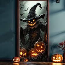 Set of three Halloween picture frames. Each one is 18"x24