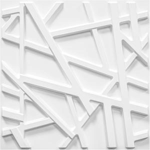 LEVOWAY 33 Pack 3D Wall Panels for Interior Wall Decor, 12''x12'' White Accent Textured Wall Panels, Wall Covering Panles for Living Room, Gaming Room, TV Background, Cover 32 Sq.Ft