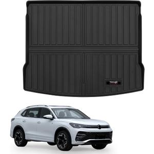 Custom for 2018-2024 VW Tiguan 5 Seat Cargo Mats Trunk Liner All Weather TPE Protection Mat Accessories (for 2018-2024 VW Tiguan)