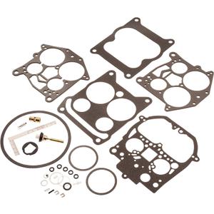 18-7095 Carburetor Rebuild Kit Compatible with Rochester Quadrajet 4mv Marine Carburetor Rebuild Kit for Mercruiser OMC Volvo W/Float