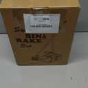 FUSBUNTY Pooper Scooper Swivel Bin & Rake with 100 Waste Bags, Dog Pooper Scooper with Bag Attachment for Large Medium Small Dogs, Poop Scooper with Lid for Lawn Yard Dog Kennel