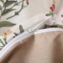 OAITE Duvet Cover King Size - 100% Cotton Comforter Cover Floral Duvet Cover Sets 3-PC, Breathable Duvet Cover with Zipper Closure & Corner Ties (King-104" x 90", Assorted)