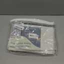 Joywell 100% Blackout Linen Curtains 84 Inch Long for Bedroom Natural Black Out Curtain Back Tab Hook Belt Room Darkening Drapes with Hooks for Living Room Window Cream Ivory 2 Panel,52 x 84