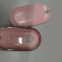 OFFCURVE Key fob Cover for Mercedes Benz TPU Smart Key Case Car Key Shell Protector for 2020-2022 Mercedes Benz S-Class C-Class Car Accessories, Pink