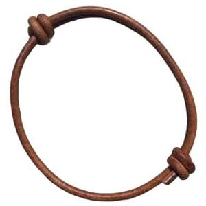 3 mm Men Genuine Leather Bracelet - Handmade Adjustable Cuff, Mens Minimalism Leather Wrap Wristband, Simple Accessories, Premium Leather, Women Gift To Boyfriend, Pulsera Hombre (Distressed)
