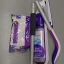 Swiffer PowerMop Multi-Surface Mop Kit for Floor Cleaning, Fresh Scent, Mopping Kit Includes PowerMop, 2 Mopping Pad Refills, 1 Floor Cleaning Solution with Fresh Scent and 2 Batteries (Purple and White)