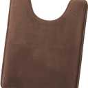 Clara Clark U-Shaped Contour Rug 24" x 19" - Memory Foam Bath Mat, Plush, Cozy, Ultra Soft, Non Slip, Perfect for U-Shaped Toilet Rug, Rugs for Bathroom, Machine Washable, Quick Dry - Chocolate Brown