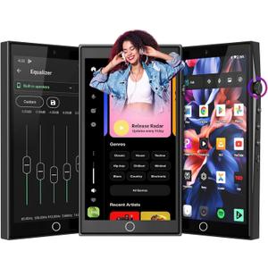 192GB 4.7" Touch Screen(1280P) Mp3 Player with Bluetooth and WiFi, Android 13 Music Player with Spotify,Pandora,Amazon Music,Bluetooth Mp3 Player with Camera,Mp3 & Mp4 Players for Kids