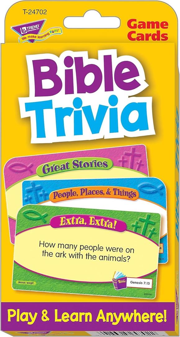 TREND enterprises, Inc. Bible Trivia Challenge Cards