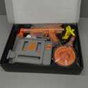 Foam Dart Blaster with Shell Ejecting, Semi-Auto/Manual Modes Includes 22-Dart Drum,Electric M416 Soft Bullet Toy Gun for Outdoor Party Games Christmas Birthday Gift for Teens 14+ (Orange)