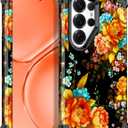 Casetego for Galaxy S26 Ultra Case,Three Layer Heavy Duty Sturdy Shockproof Protection Full Rugged Hard PC+Soft TPU Bumper Protective Girls Case for Samsung Galaxy S26 Ultra 5G 6.9 inch,Deep OrangeFlo