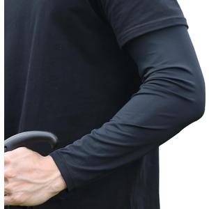 Arm Sleeves for Men, Loose Fit Non-Sticky, Cooling UV Sun Protection Arm Sleeves for Baseball Basketball Golf Hiking, M