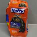 Hefty Ultra Strong Multipurpose Large Trash Bags, Black, Unscented, 30 Gallon, 25 Count