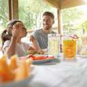 100 Pcs Zipper Plastic Pouches Drink Bags,Heavy Duty Hand-Held Translucent frosted Reclosable Stand-up Bag 2.4" Bottom Gusset with 100pcs Straws & Funnel Included (clear)