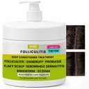 Folliculitis Deep Conditioner | Effective Scalp Treatment for Seborrheic Dermatitis, Psoriasis, Dry Itchy Scalp, Dandruff Treatment | Nourishes Oily Hair and Promotes Healthy, Hydrated Hair Treatment
