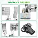 Panglong 2014-UP Golf Cart Accelerator and Brake Pedal Assembly with Screws, Suitable for 2014-UP Yamaha Electric Golf Cart, Refer OEM# JW9-F7850-30, JW9-F7850-33-00, J0H-F7850-03-00, J0H-F7850-20-00