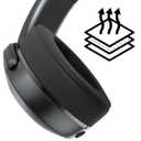 Skullcandy Crusher 540 Active Wireless Bluetooth Headphones with Multi-Sensory Bass, Noise Isolating Over-Ear Fit, Sweat and Water Resistant, 40 Hours Battery, Microphone for iPhone Android - Coal