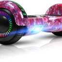 LIEAGLE Hoverboard, 6.5" Self Balancing Scooter Hover Board with Bluetooth Wheels LED Lights for Kids Adults