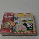 Melissa & Doug Farm Animals Sound Puzzle - Wooden Peg Puzzle with Sound Effects (8 pcs) 2 Pack Set