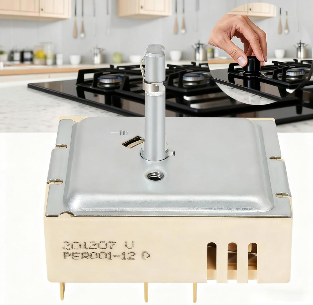 CulinaryEdge DG44-01006B for Samsung Stove Dual Burner Infinite Element Control Switc, for Samsung Oven Electric Board Range Replacement Parts NE59R6631ST/AA NE59J7630SS/AC NE59J7750WS NE58K9850WS