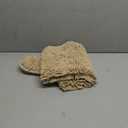 Toilet Rugs U-Shaped 23x20, Extra Soft Absorbent Chenille Contour Bathroom Rugs for Toilet, Dry Quickly, Machine Washable, Non-Slip Bath Mat, Beige