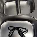 Aotto Electric Lunch Box 3L, 80W Fast Heating (12V/24V/110V) Heated Portable Food Warmer for Car/Truck/Office  Stainless Steel Container, Insulated Carry Bag  Ideal for Adults, Men, Women, Green