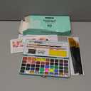 ARTISTRO 50 Color Watercolor Paint Set - Portable Paint Art Kit with Palette and Brush Pens - Travel Water Color Set for Adults, Professionals, Kids - Art and Painting Supplies - Gift Idea