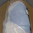 Osteo Cervical Pillow for Neck Pain Relief, Hollow Design Odorless Memory Foam Pillows with Cooling Case, Adjustable Orthopedic Bed Pillow for Sleeping, Support for Side Back Sleepers (Standard High(24.5*16.5*5.2/4.1 inches), Blue)