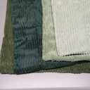 MIULEE Boho Farmhouse Sage Green Throw Pillow Covers 18x18 Inch Set of 4 Mordern Nordic Cushion Covers Soft Corduroy Spring Home Decor for Couch Bed Sofa Living Room Forest Green